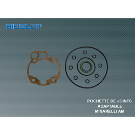 pochette de joints pour haut moteur adaptable à MINARELLI am Ø40