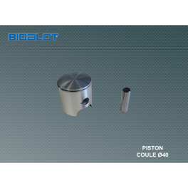 piston coulé Ø40mm PIAGGIO scooter complet