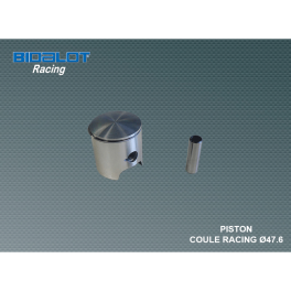 piston coulé racing Ø47.6mm DERBI complet