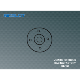 Pochette de joints toriques Racing Factory DERBI €2 & €3